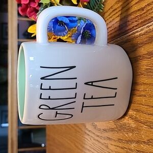 Rae Dunn GREEN TEA Mug